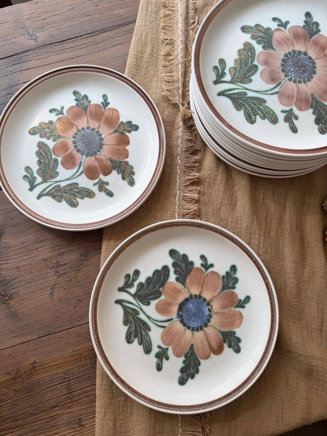 Vintage tableware set Bangui – Faïencerie de Gien - 1970s