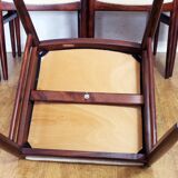 Set of 6 chairs Scandinavian design, 60s