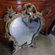 Miroir biseauté en bronze Louis XV 19ème