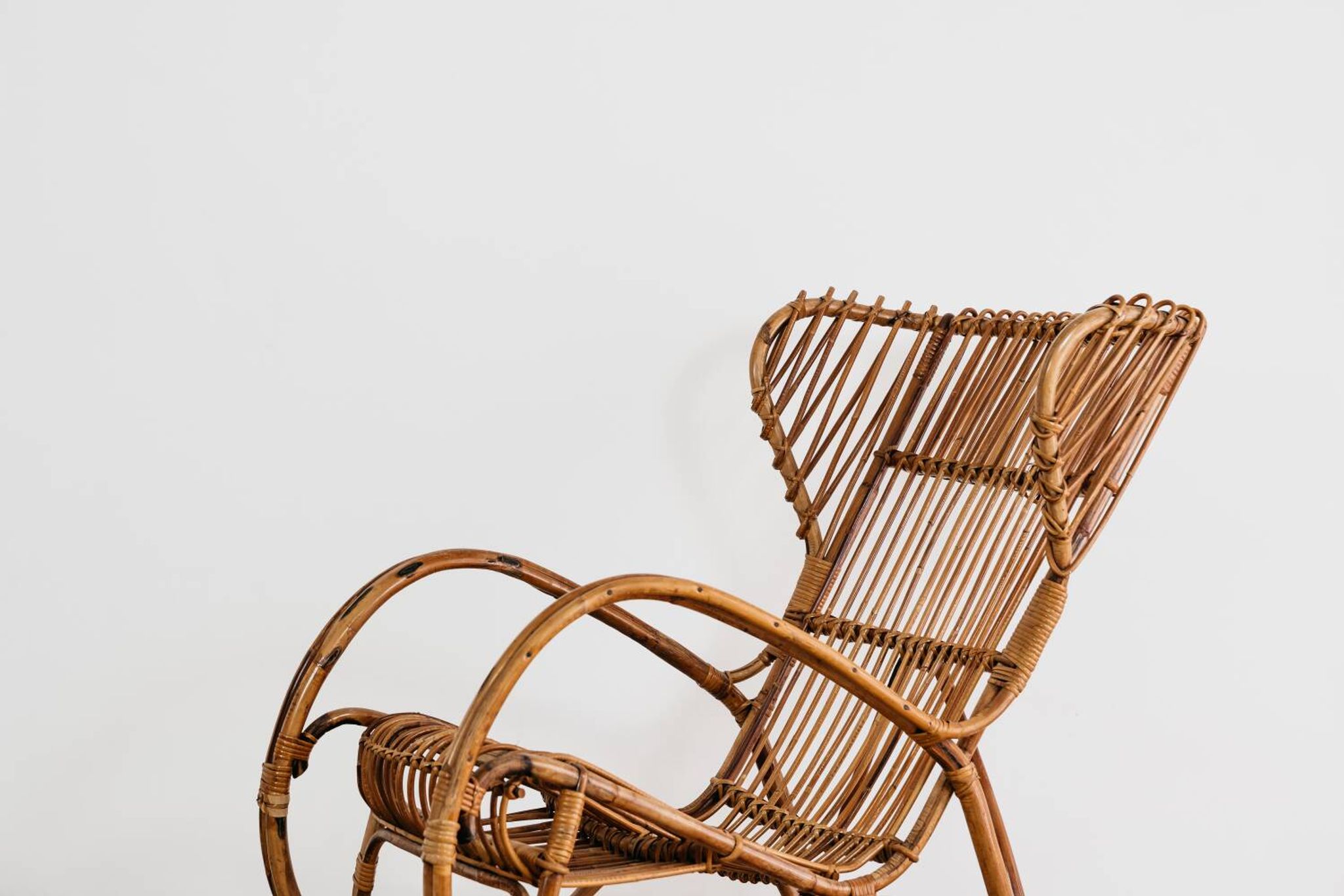 Fauteuil à bascule Rocking Chair design français vintage modernariato