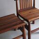 Carved oak low back chair | France | 1960s