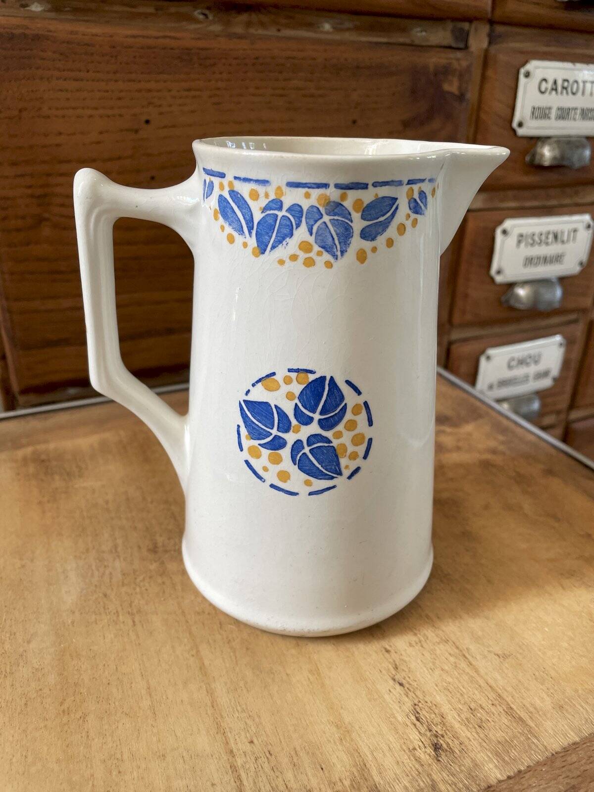 Small HBCM pitcher, Colette model, height 15.5 cm
