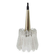 Set of three glass pendants by Carl Fagerlund for Orrefors, Sweden, 1960s.