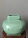 Vintage vase, handmade pottery, mint green, slow country decoration