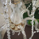 6-light chandelier with tassels