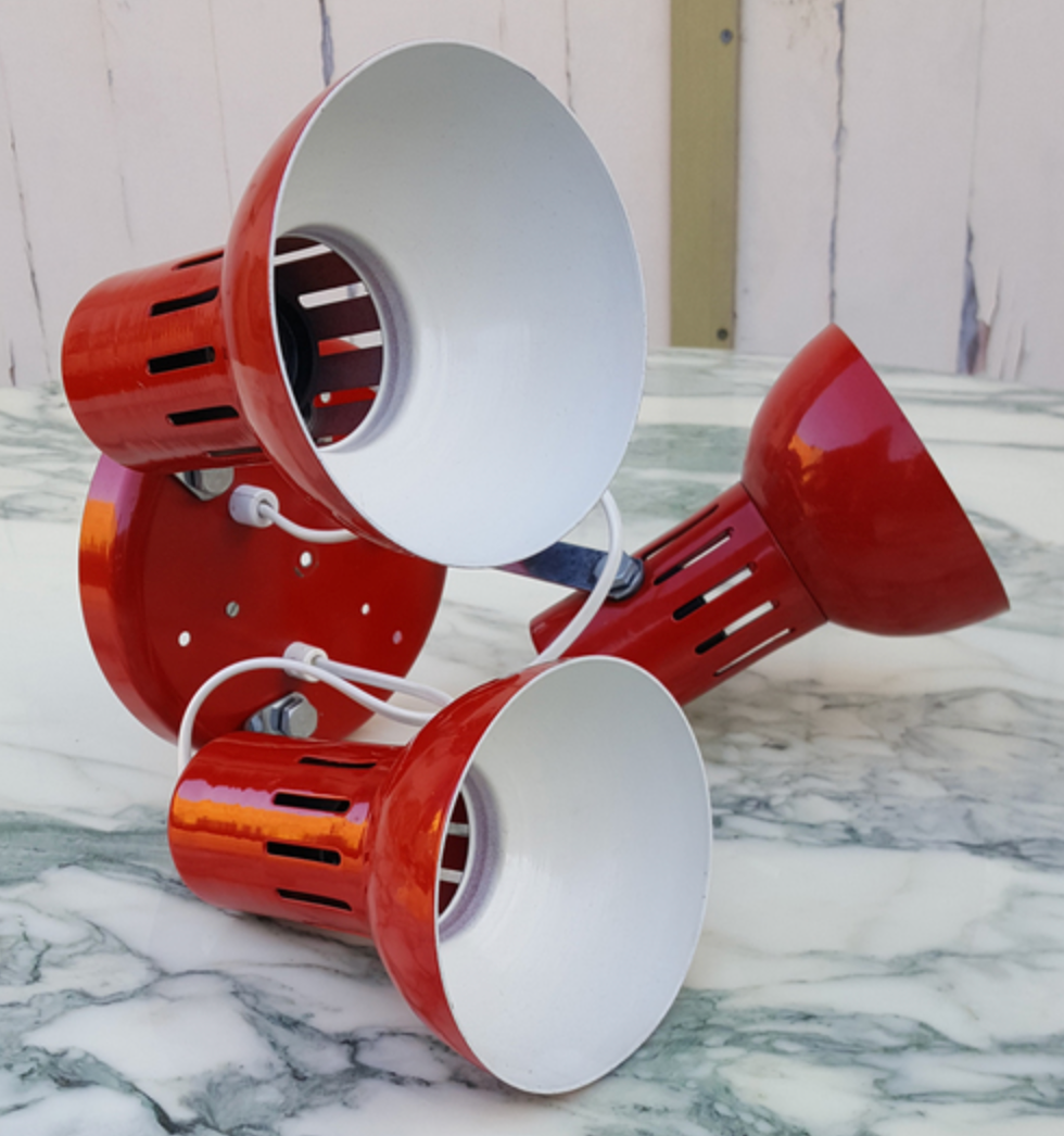 Wall light Aluminor spots, vintage, 70s