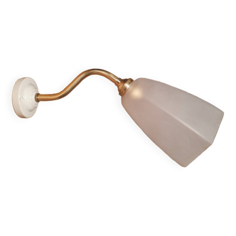 Art deco swan neck wall light