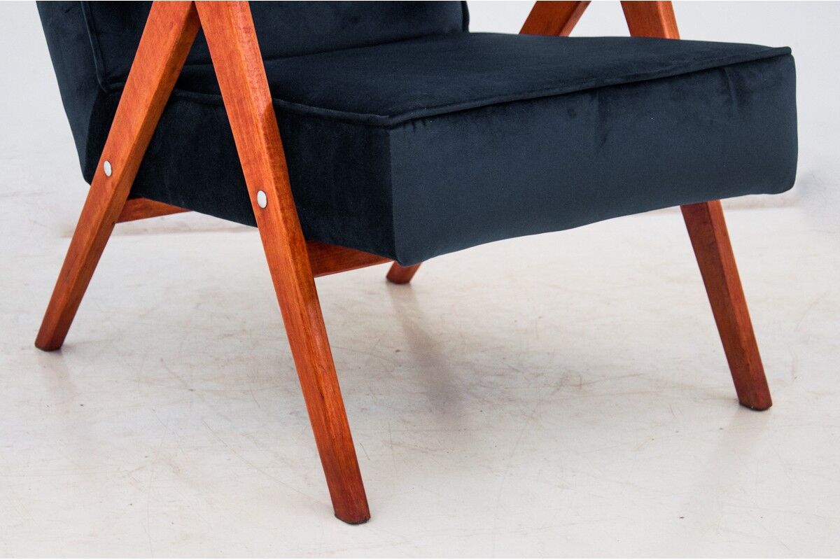 Armchair with footrest, Poland, 1960