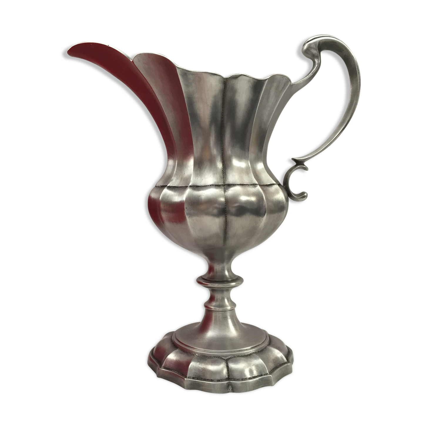 FORMER POURER NEEDLE PICHE PITCHER MADE IN ITALY TIN VERITABLE ART