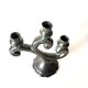 Pair of large vintage candelabra in ceramic by Sars potteries Maine