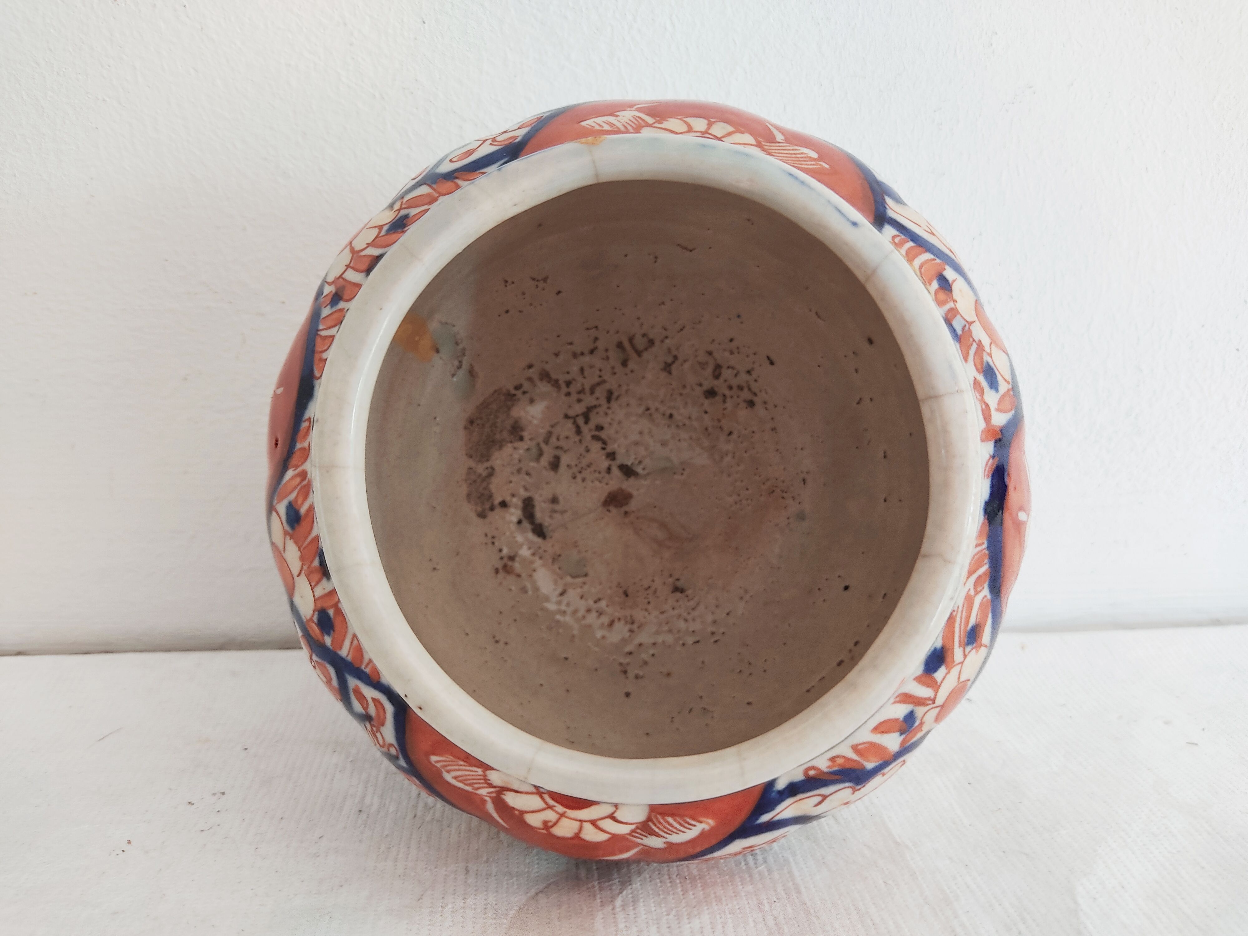 Cache-pot imari japonais meiji