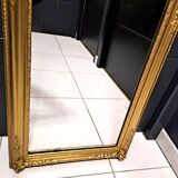 Gilded carved wooden mirror