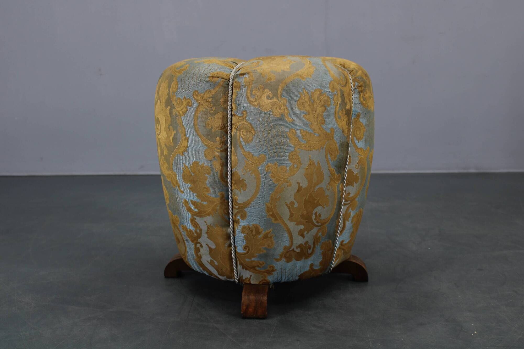 Tabouret Art Déco des années 1940, Tchécoslovaquie