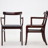 1950s Ole Wanscher chairs in Mahogany Denmark