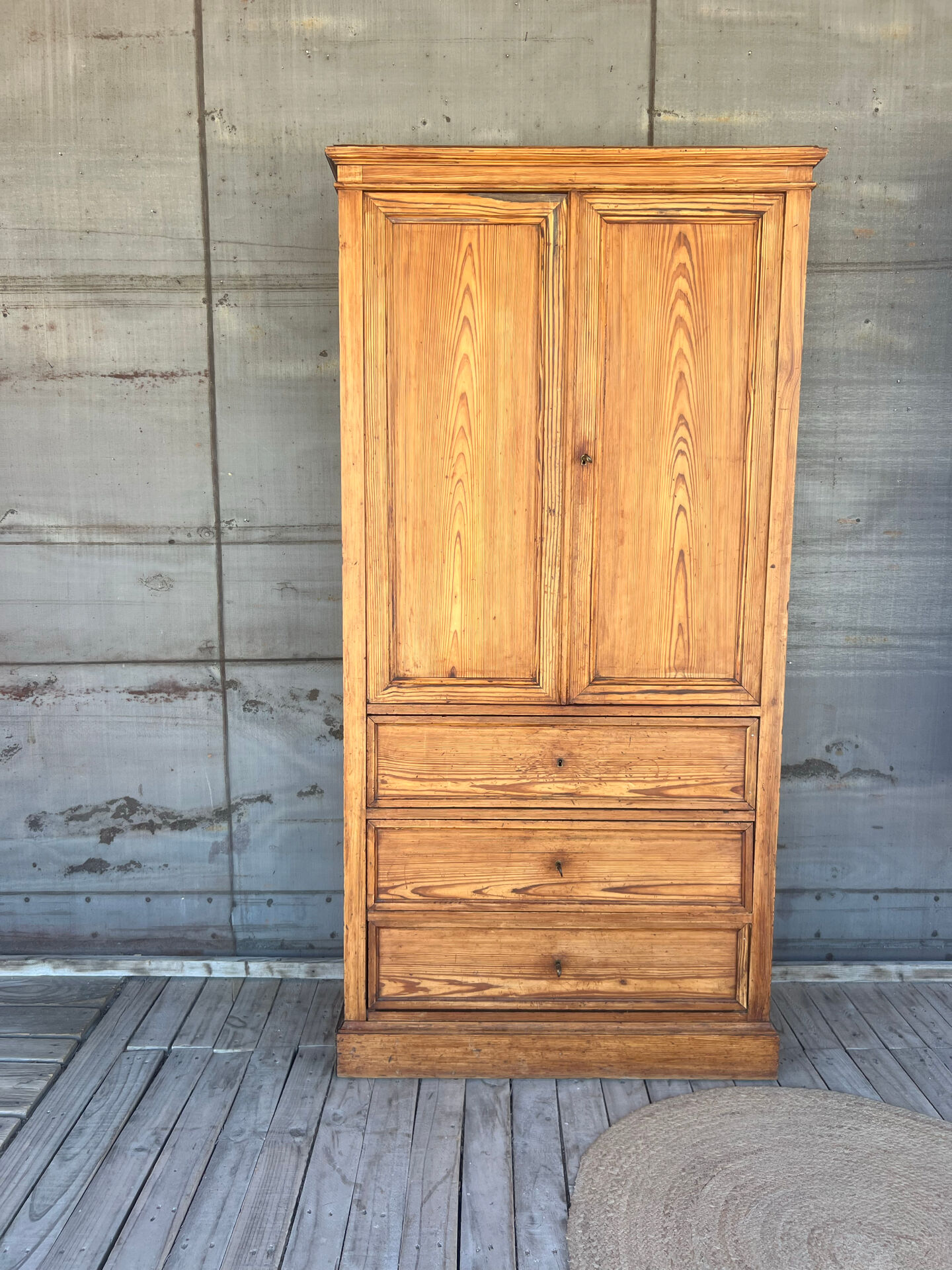 Raw wood furniture