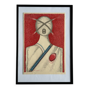 Lithographie originale - michel