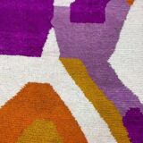 Handmade traditional pure wool carpet, size 145 x 255 cm.