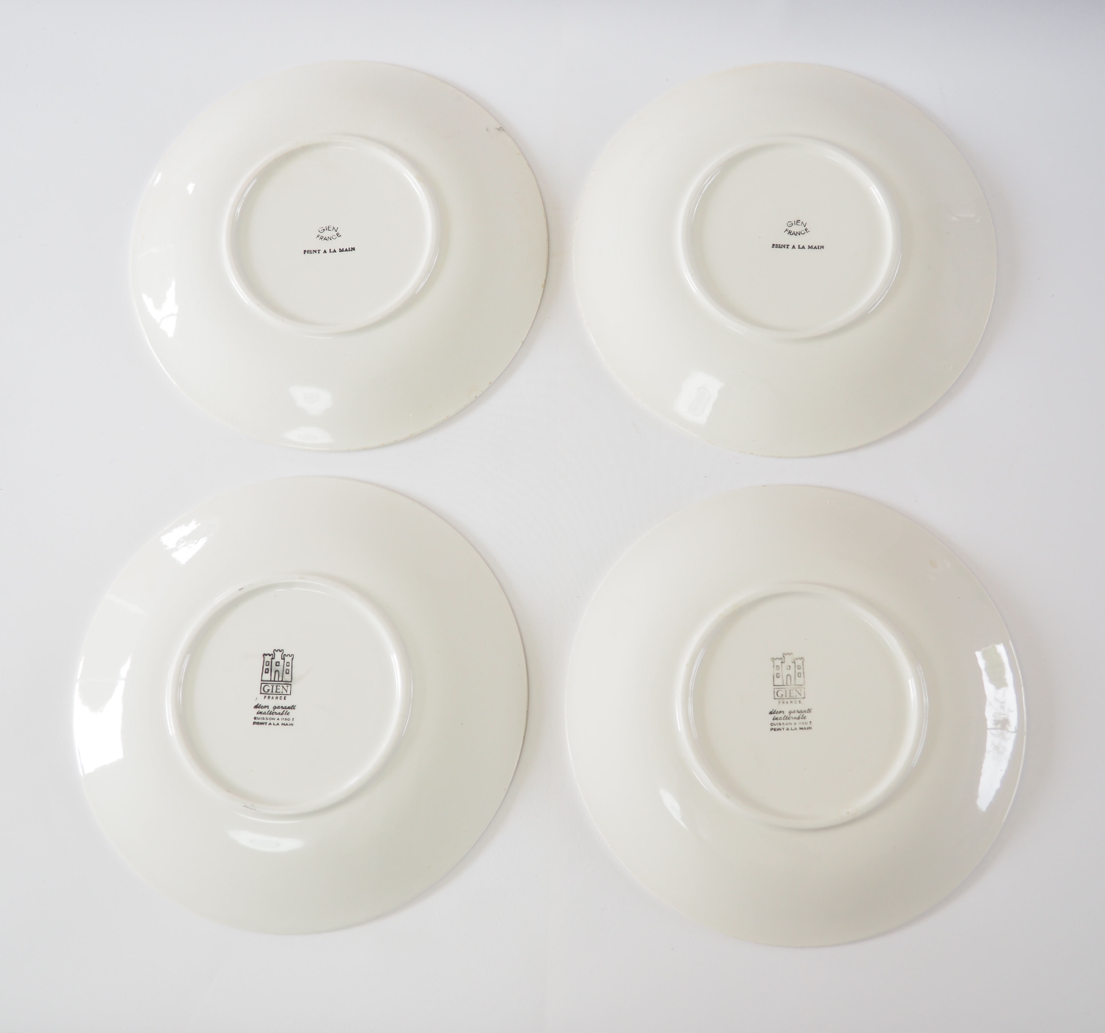 Lot 4+6 plates 1970 gien