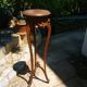Ancienne selette en bois sculté