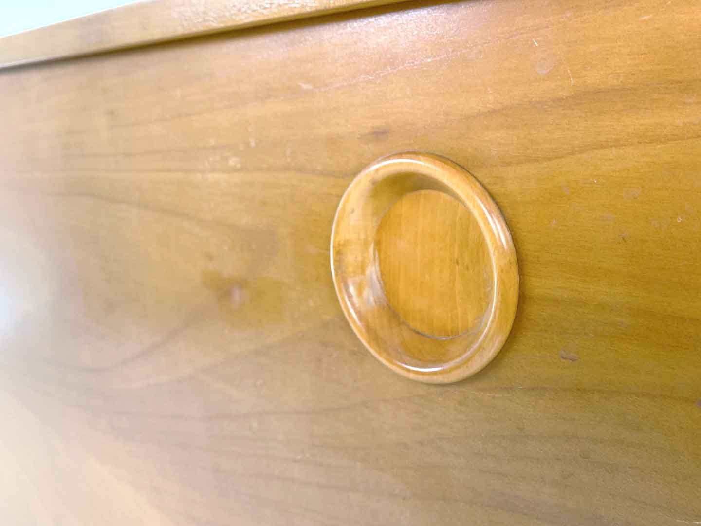 Vintage cherry wood sideboard - georg pollmann möbelfabrik, 1960s