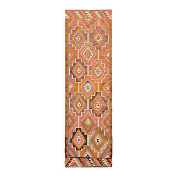 Tapis kilim vintage Herki tissé à la main en Turquie