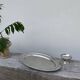 Oval silver-plated stainless steel dish by Rémy Letang
