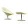 Chaise et pouf "Globe" emblématiques de Pierre Paulin pour Artifort
