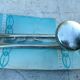 Wall coat rack with 3 chrome metal hooks, vintage 80s.