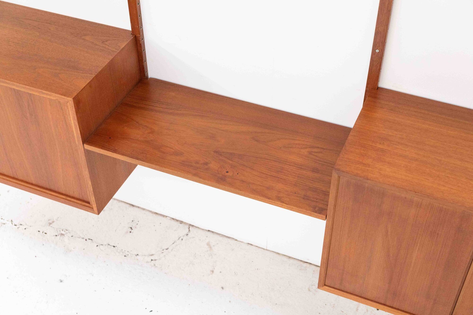 Wall unit with 3 bays 'Cado' by Poul Cadovius