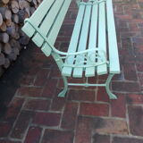 Cast iron garden bench