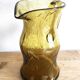 Biot bubbled glass pitcher