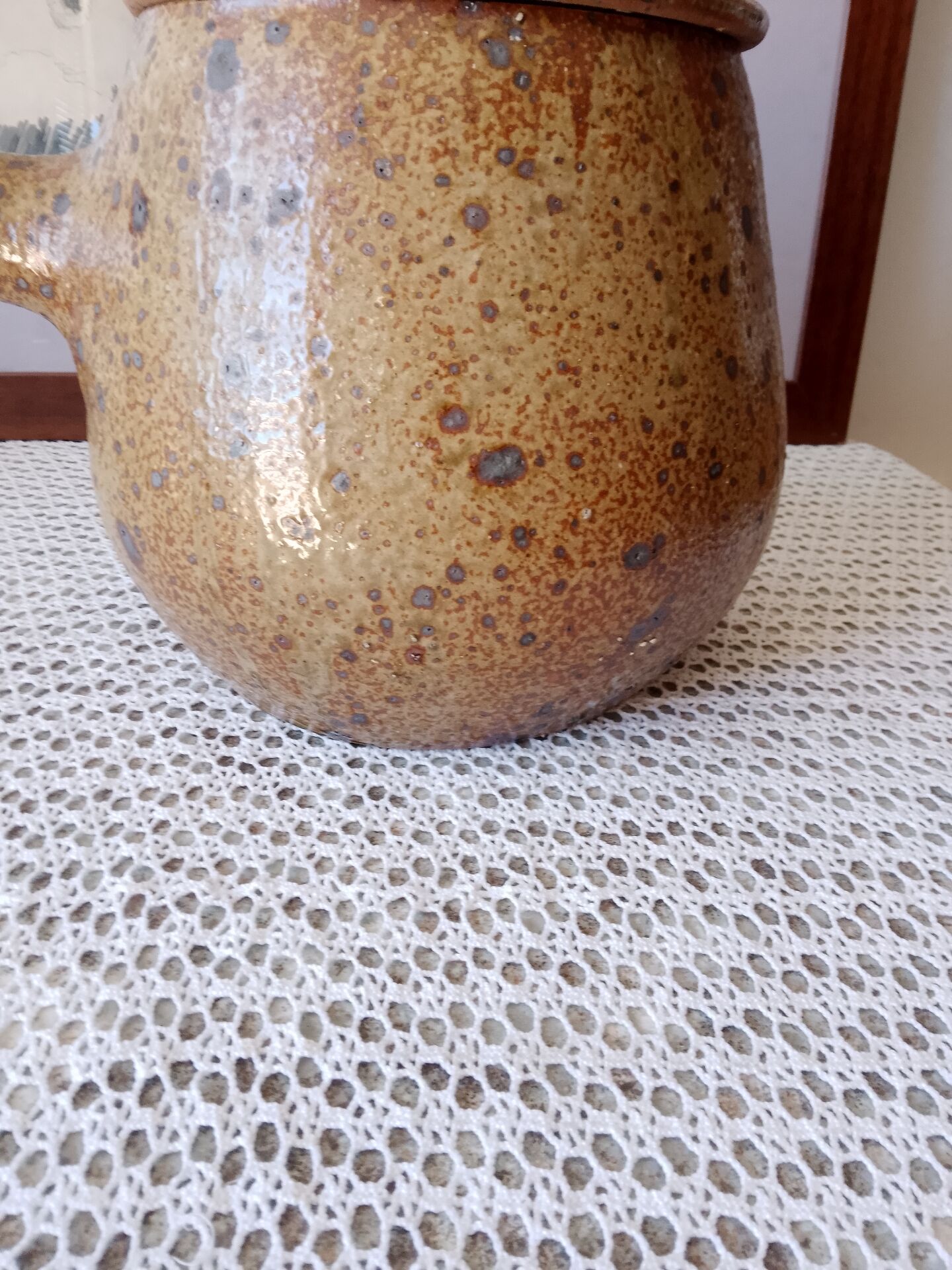 Vintage soup service in pyrite stoneware