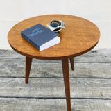 Vintage table 1950 feet compass oak