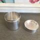 Cigarette box silver metal