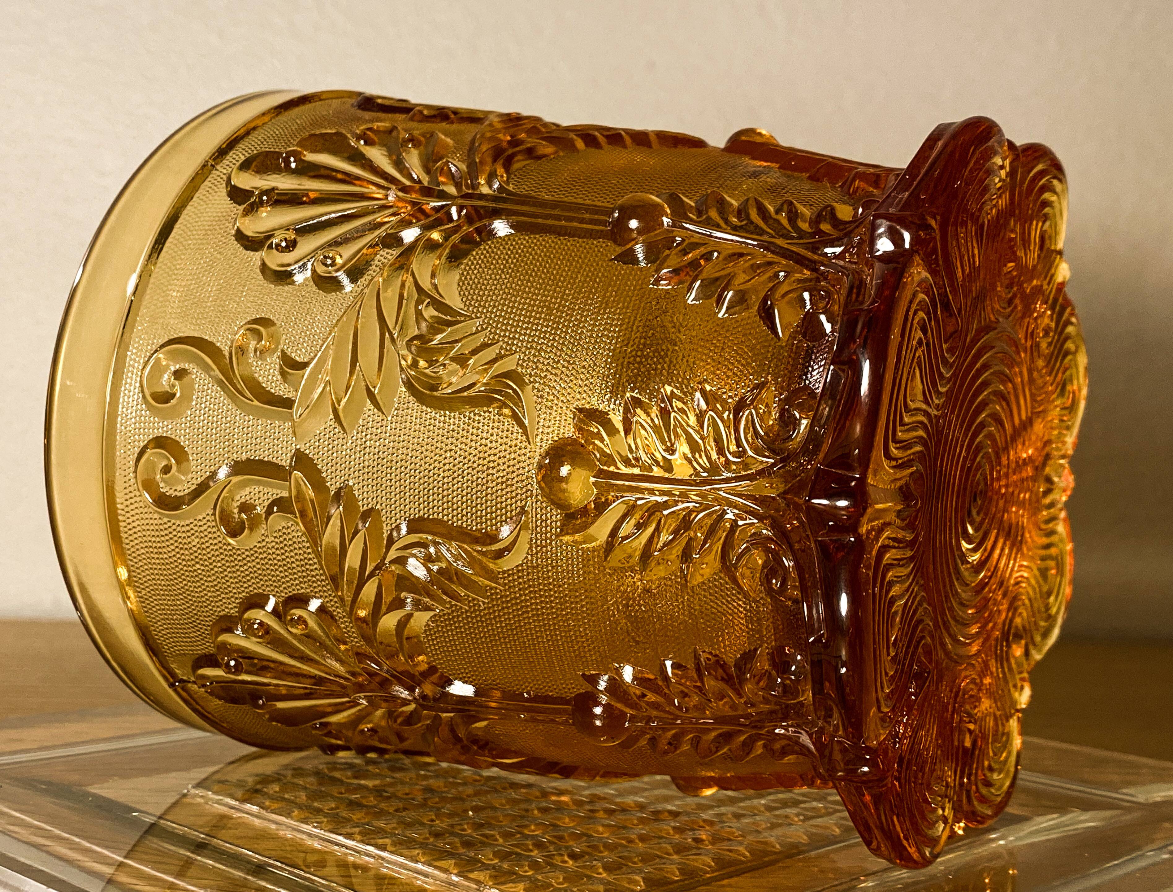 Vase Saint Louis Creusot M.Sablée Rocaille