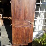 Old walnut door