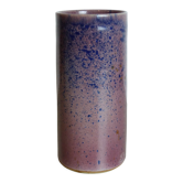 Vase roll pink and blue signed