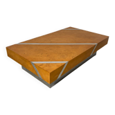 Table basse en loupe D’orme 1970