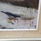 Swedish Modern Painting, Signed,  1955, Oil on Panel, Framed