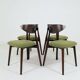 Eucalyptus green boucle dining chairs