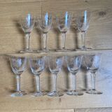 Set of 9 glasses for the aperitif