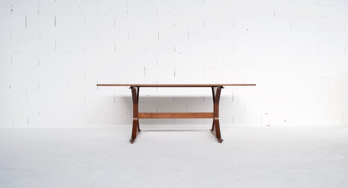Table haute palissandre Gianfranco Frattini années 50' Bernini éditeur