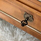 Commode bois et laiton