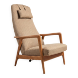 "Contour" reclining armchair by Alf Svensson for Dux, 1960s, Sweden