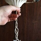 Four-burner vegetable chandelier in painted metal