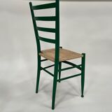 Lot de 4 chaises en bois dans le modèle italien de Chiavari