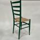 Lot de 4 chaises en bois dans le modèle italien de Chiavari