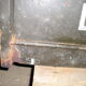 Furniture old metal riveted 30 drawers valve strafor