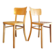 Paire de chaises de bistrot vintage