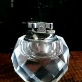 Faceted crystal table lighter